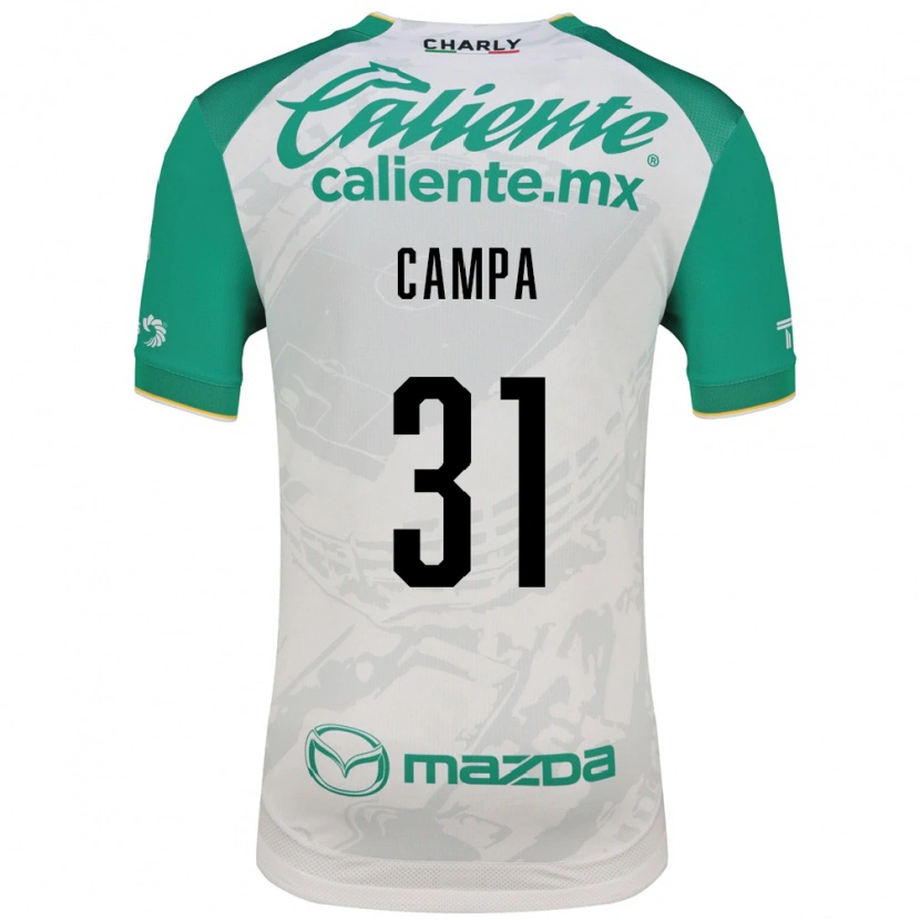 Danxen Criança Camisola Marlyn Campa #31 Verde Claro Branco Alternativa 2026/27 Camisa