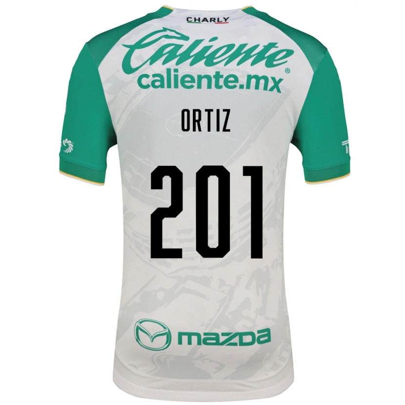 Danxen Criança Camisola Youssef Ortiz #201 Verde Claro Branco Alternativa 2026/27 Camisa