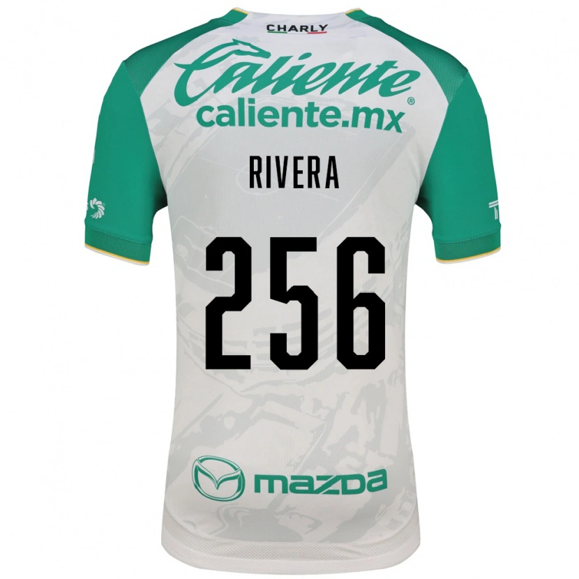 Danxen Criança Camisola Fernando Rivera #256 Verde Claro Branco Alternativa 2026/27 Camisa
