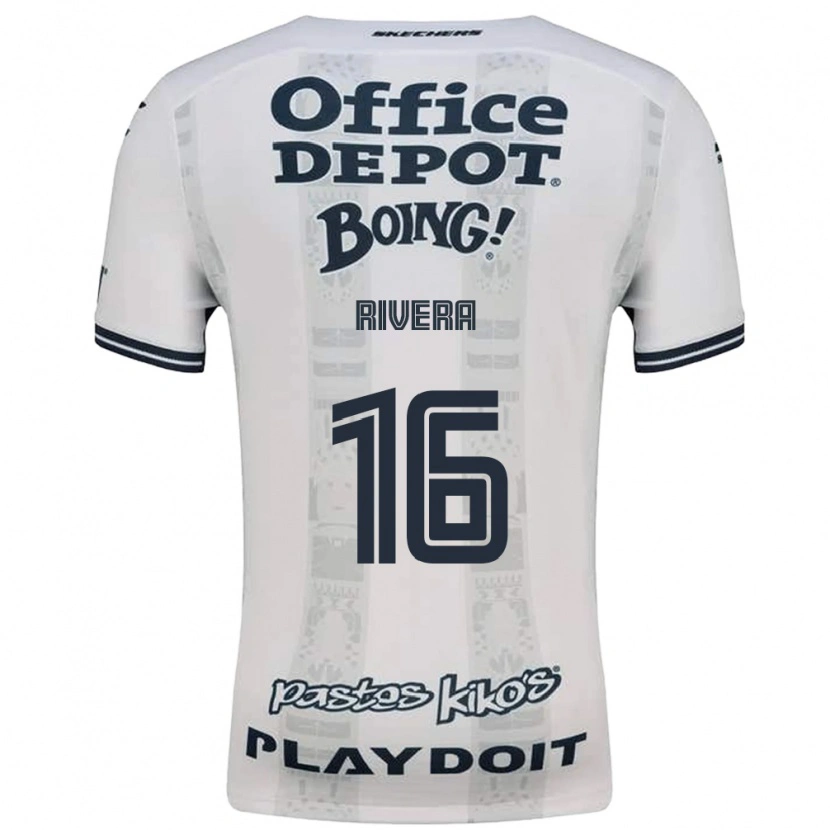 Danxen Criança Camisola Christian Rivera #16 Vermelho Branco Preto Alternativa 2026/27 Camisa