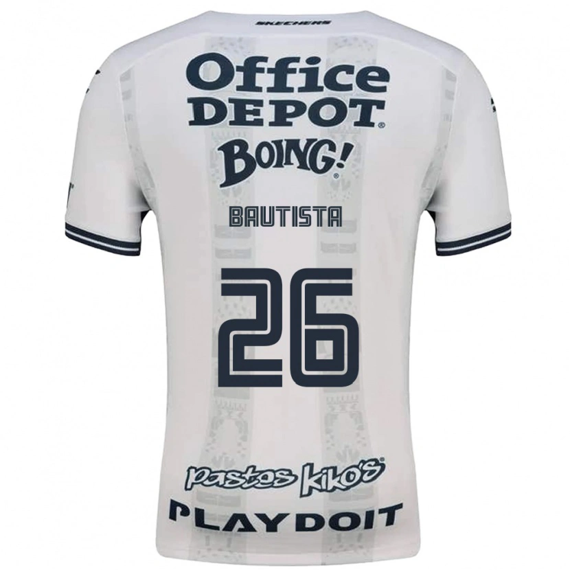Danxen Criança Camisola Alán Bautista #26 Vermelho Branco Preto Alternativa 2026/27 Camisa