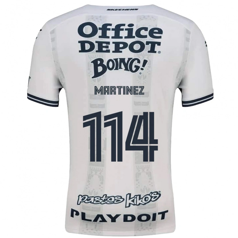 Danxen Criança Camisola Jesús Martínez #114 Vermelho Branco Preto Alternativa 2026/27 Camisa