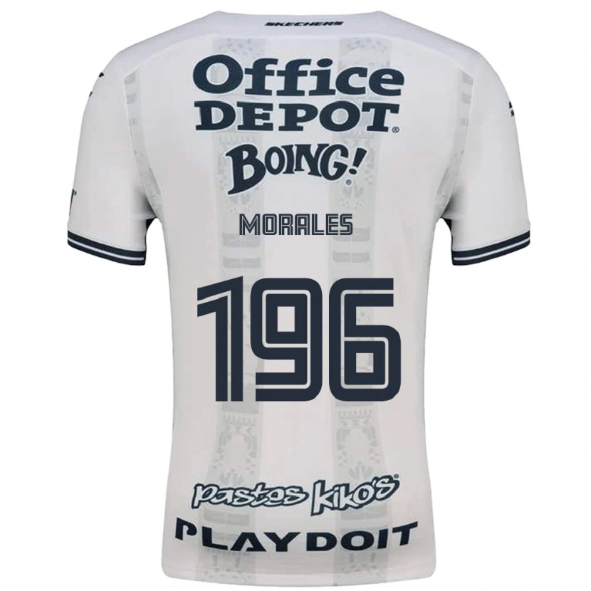 Danxen Criança Camisola Erik Morales #196 Vermelho Branco Preto Alternativa 2026/27 Camisa