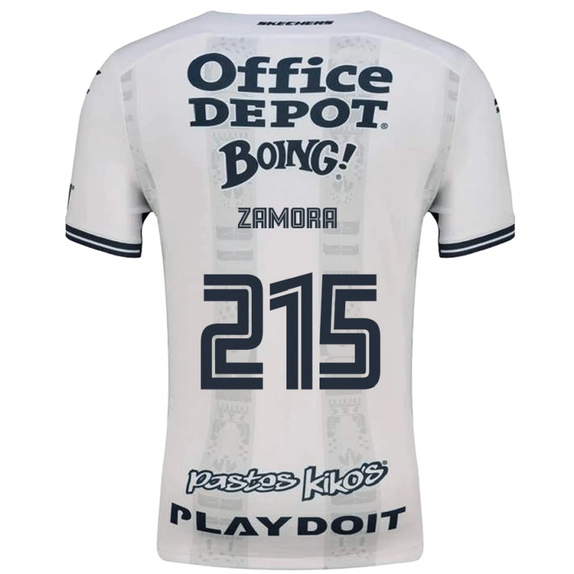 Danxen Criança Camisola Yahir Zamora #215 Vermelho Branco Preto Alternativa 2026/27 Camisa
