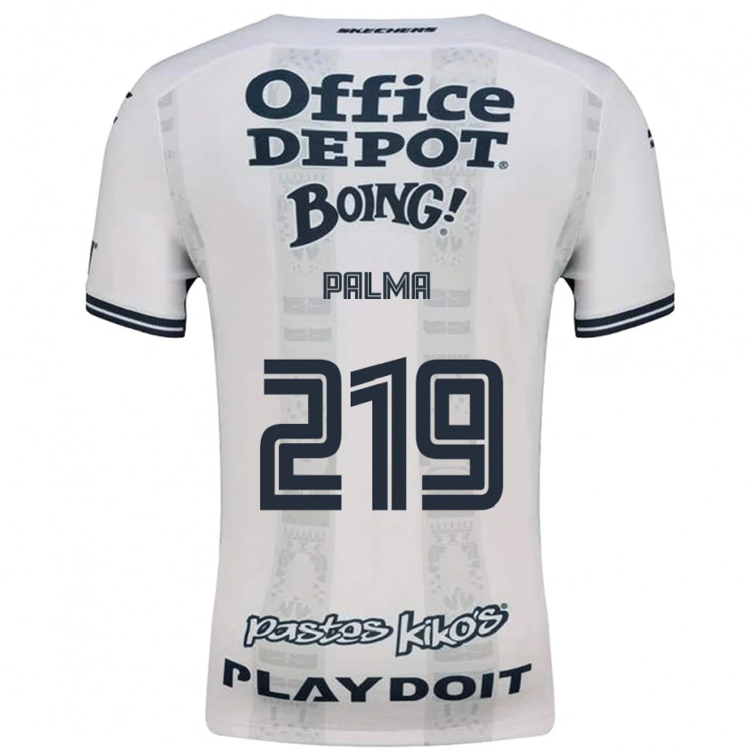 Danxen Criança Camisola Pablo Palma #219 Vermelho Branco Preto Alternativa 2026/27 Camisa