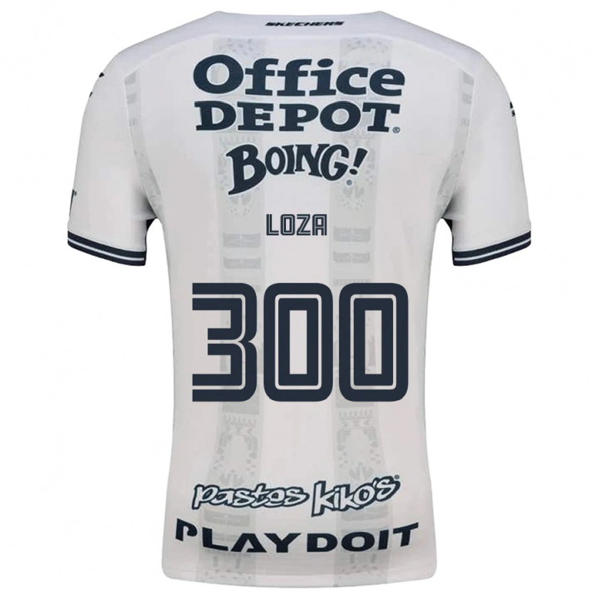 Danxen Criança Camisola Santino Loza #300 Vermelho Branco Preto Alternativa 2026/27 Camisa