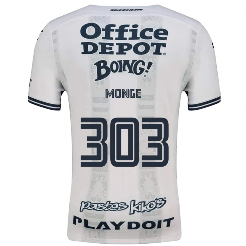 Danxen Criança Camisola Abel Monge #303 Vermelho Branco Preto Alternativa 2026/27 Camisa