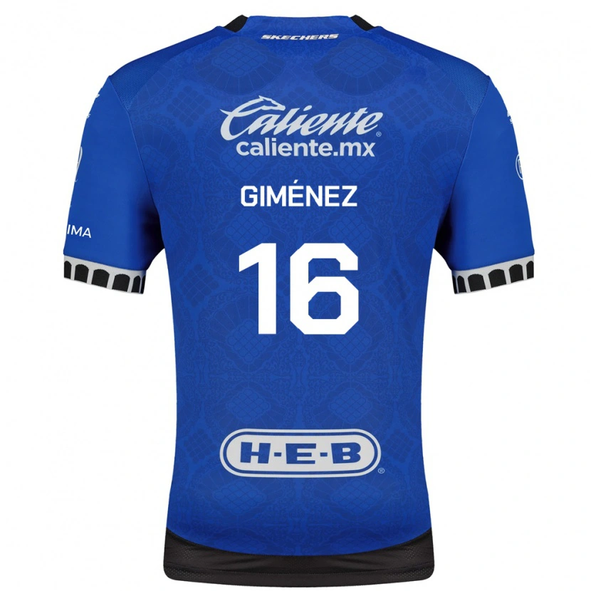 Danxen Criança Camisola Enzo Giménez #16 Azul Real Branco Preto Alternativa 2026/27 Camisa