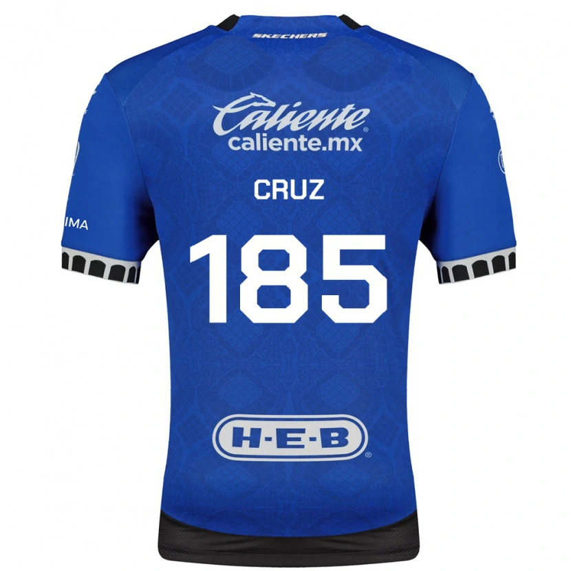 Danxen Criança Camisola Axel Cruz #185 Azul Real Branco Preto Alternativa 2026/27 Camisa