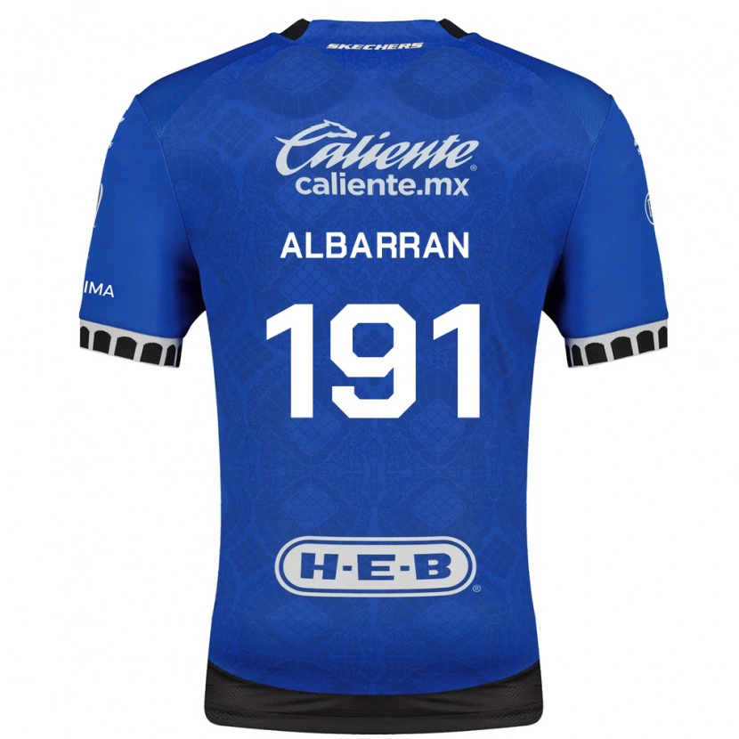 Danxen Criança Camisola Emilio Albarran #191 Azul Real Branco Preto Alternativa 2026/27 Camisa