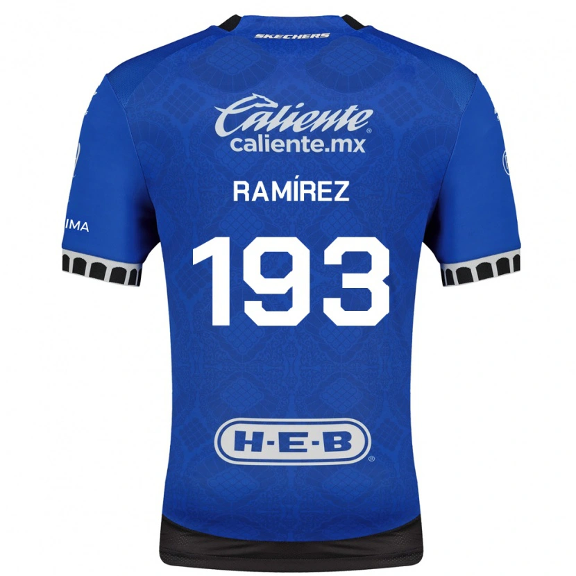 Danxen Criança Camisola Ángel Ramírez #193 Azul Real Branco Preto Alternativa 2026/27 Camisa