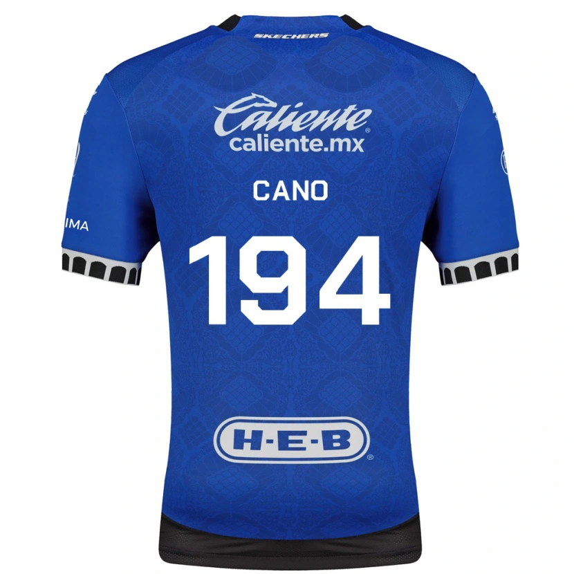 Danxen Criança Camisola Juan Cano #194 Azul Real Branco Preto Alternativa 2026/27 Camisa