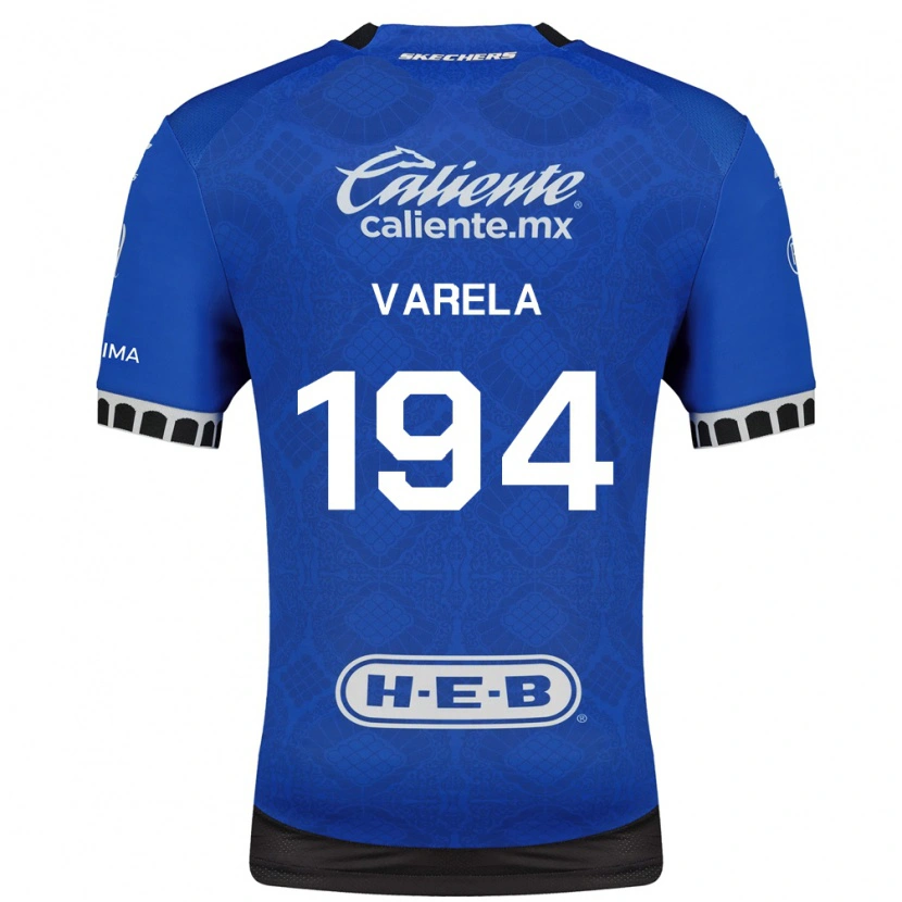 Danxen Criança Camisola José Varela #194 Azul Real Branco Preto Alternativa 2026/27 Camisa