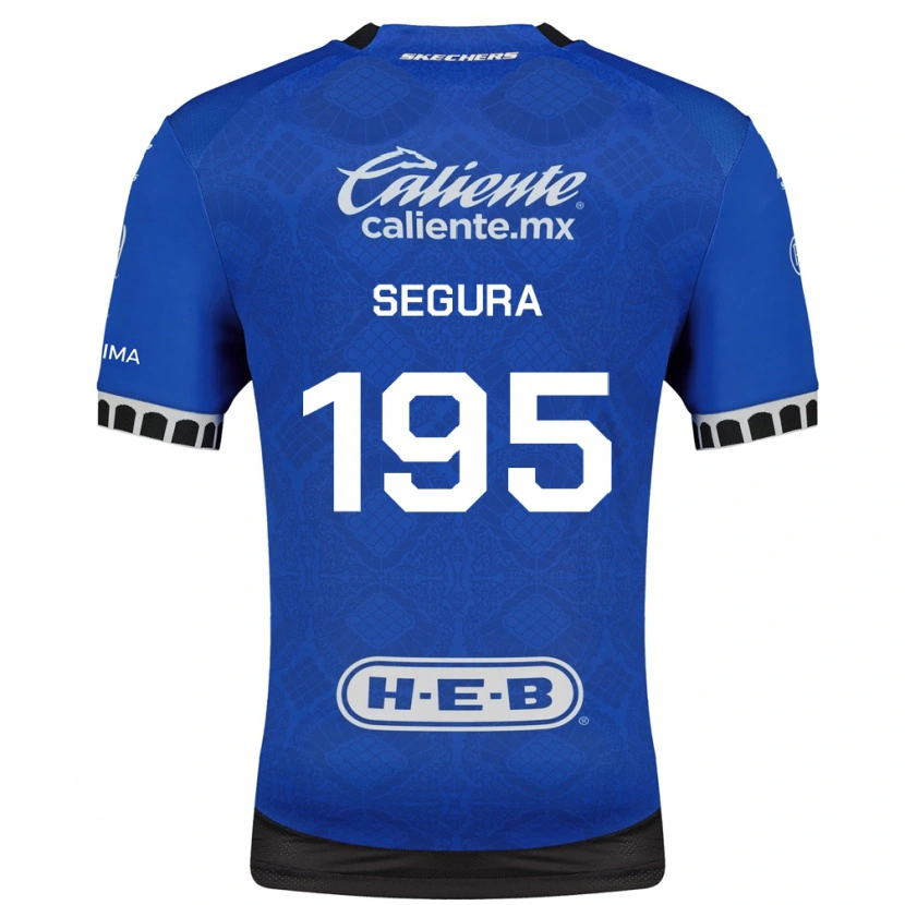 Danxen Criança Camisola Rubén Segura #195 Azul Real Branco Preto Alternativa 2026/27 Camisa