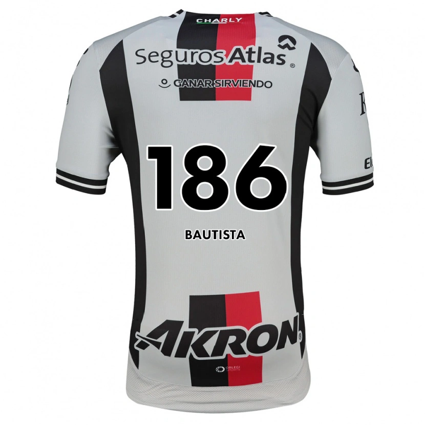 Danxen Criança Camisola Anthony Bautista #186 Branco Vermelho Preto Alternativa 2026/27 Camisa