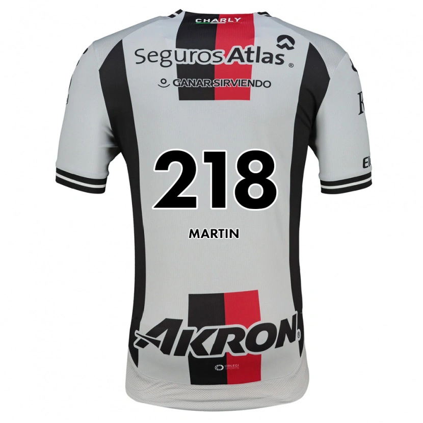 Danxen Criança Camisola Jorge San Martín #218 Branco Vermelho Preto Alternativa 2026/27 Camisa