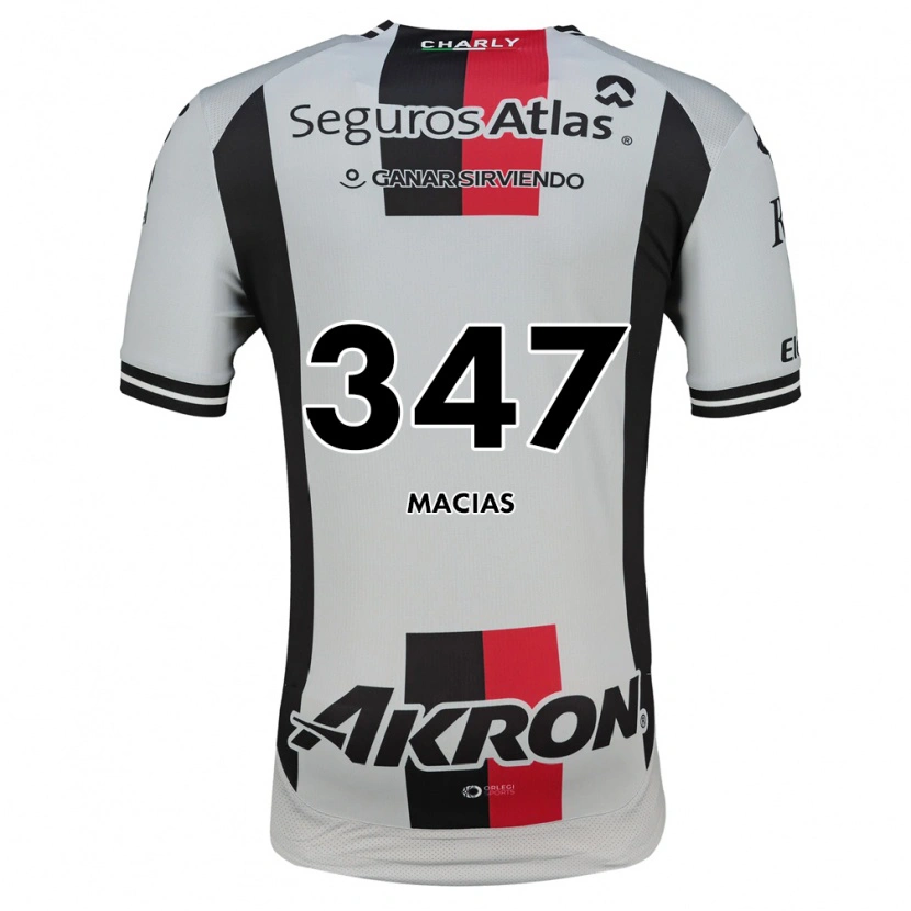 Danxen Criança Camisola Ángel Macías #347 Branco Vermelho Preto Alternativa 2026/27 Camisa
