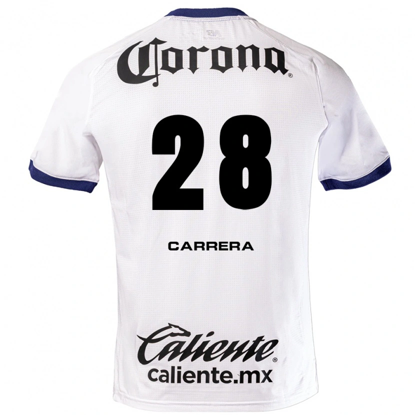 Danxen Criança Camisola Nico Carrera #28 Branco Azul Preto Alternativa 2026/27 Camisa