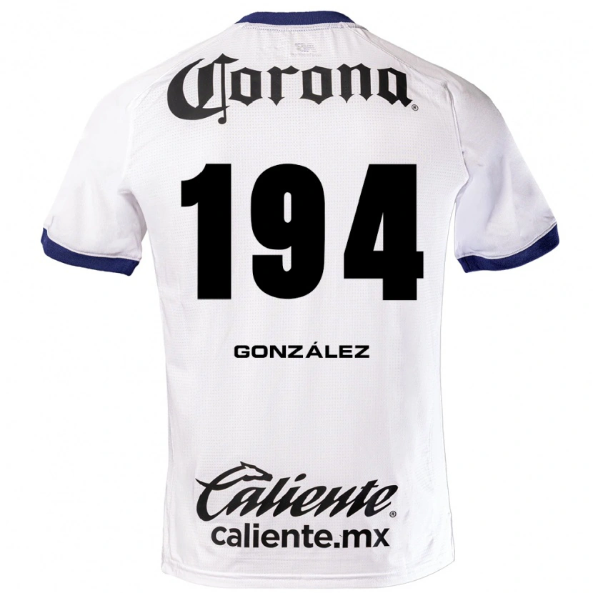 Danxen Criança Camisola Cristopher González #194 Branco Azul Preto Alternativa 2026/27 Camisa