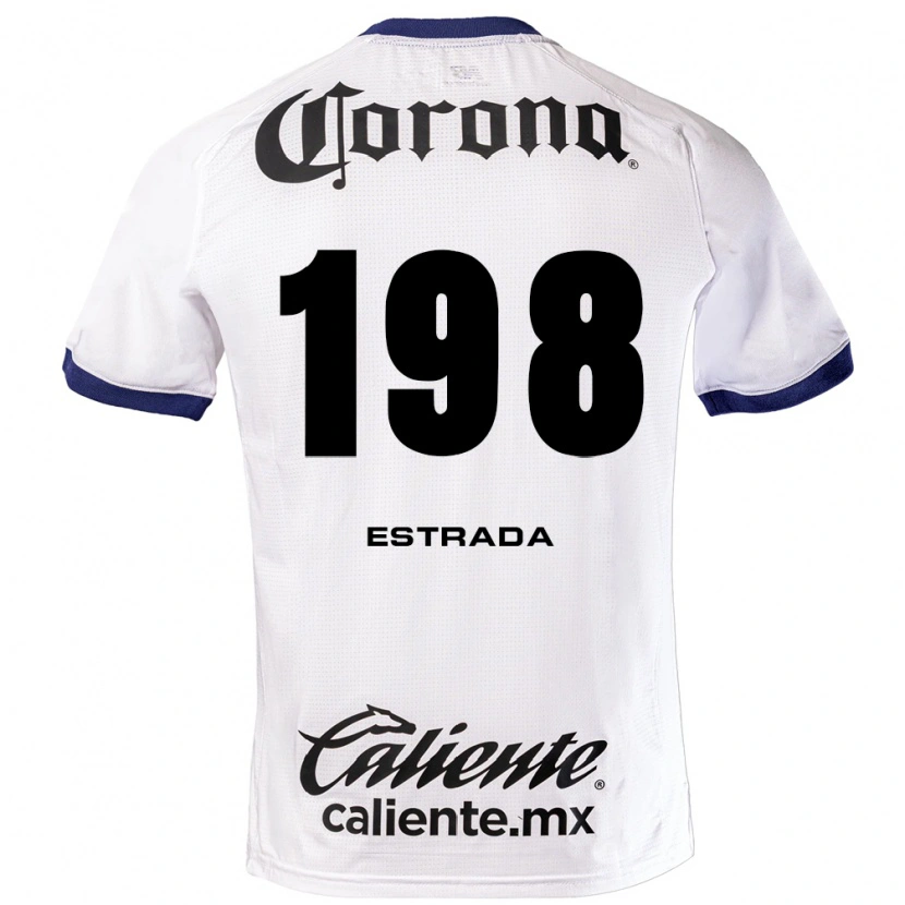 Danxen Criança Camisola José Estrada #198 Branco Azul Preto Alternativa 2026/27 Camisa