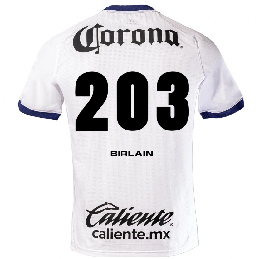 Danxen Criança Camisola Luca Birlain #203 Branco Azul Preto Alternativa 2026/27 Camisa