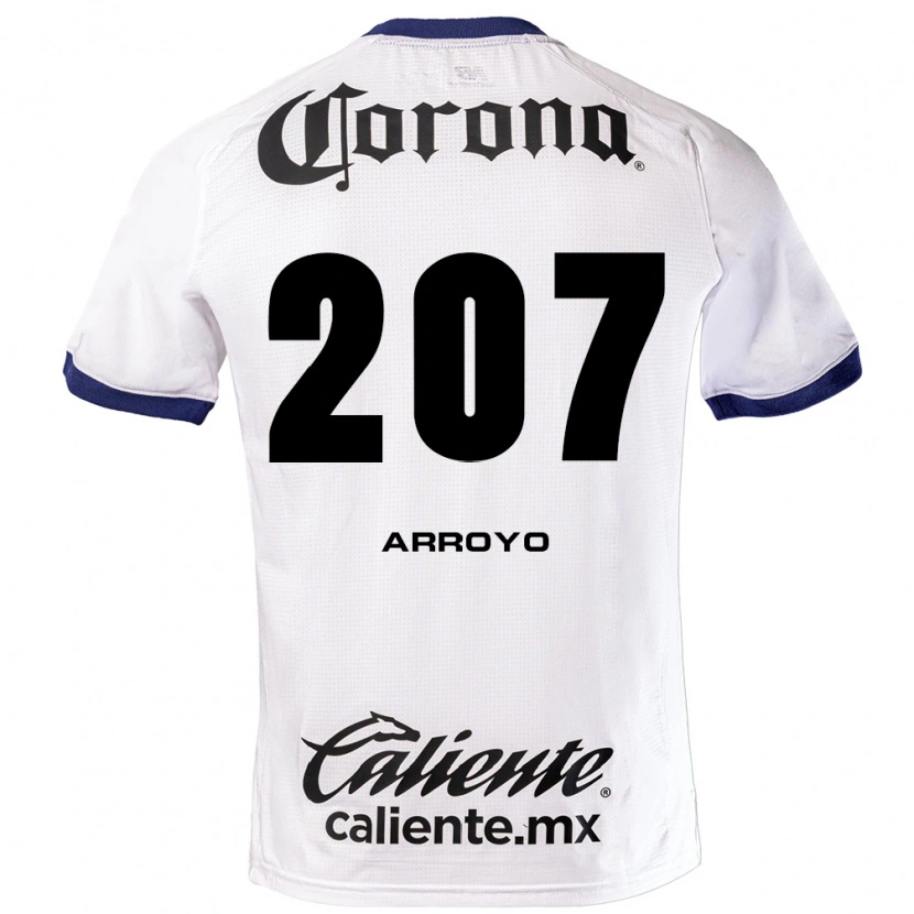 Danxen Criança Camisola José Arroyo #207 Branco Azul Preto Alternativa 2026/27 Camisa