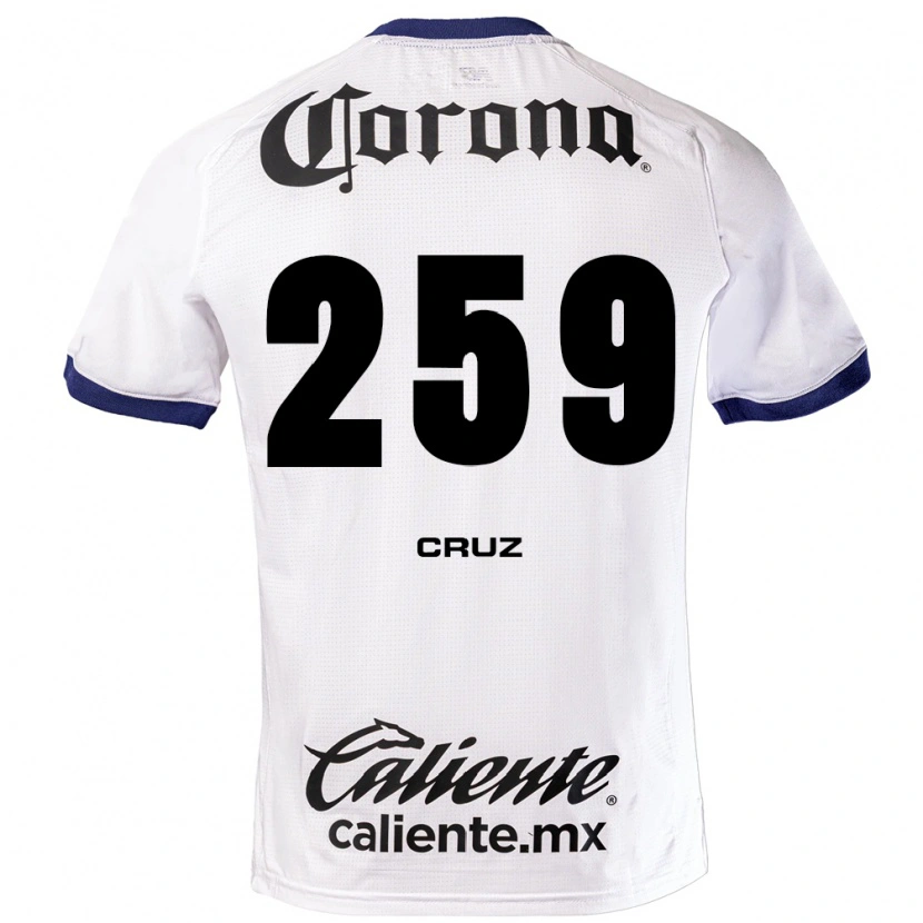 Danxen Criança Camisola Eder Cruz #259 Branco Azul Preto Alternativa 2026/27 Camisa