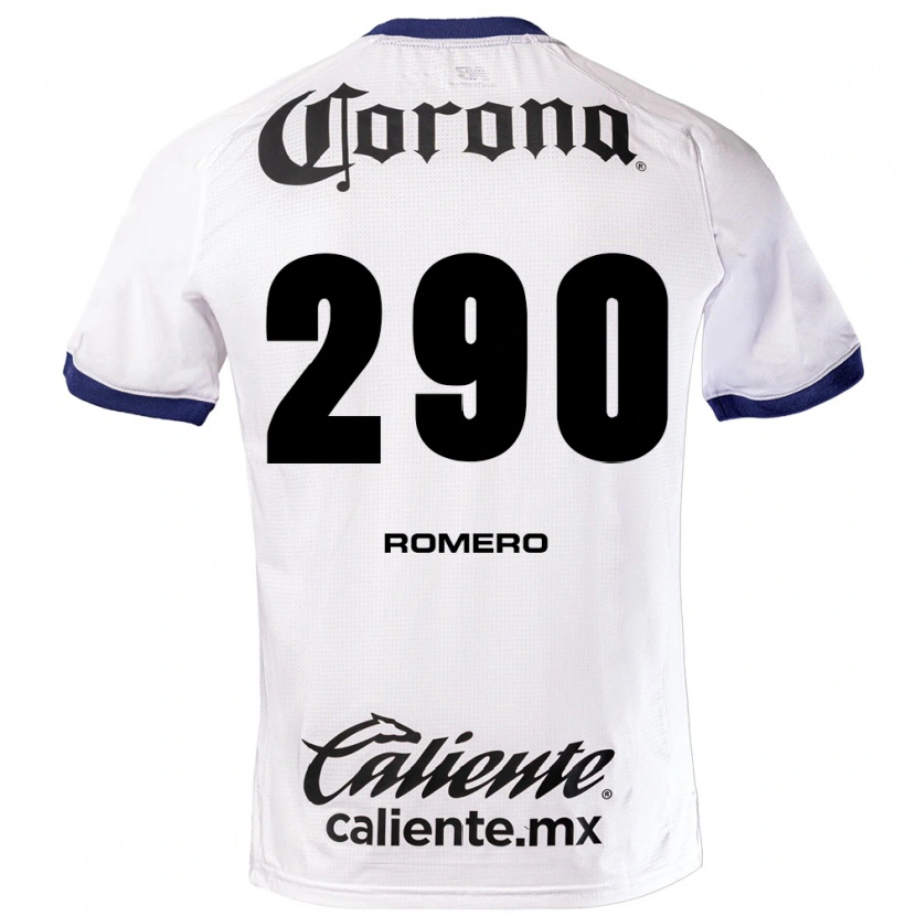 Danxen Criança Camisola Marvin Romero #290 Branco Azul Preto Alternativa 2026/27 Camisa