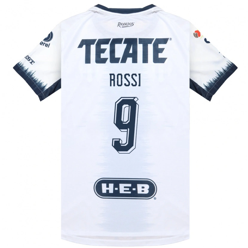 Danxen Criança Camisola Diego Rossi #9 Branco Azul Tinta Vermelho Alternativa 2026/27 Camisa