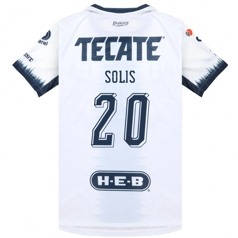 Danxen Criança Camisola Daniela Solis #20 Branco Azul Tinta Vermelho Alternativa 2026/27 Camisa
