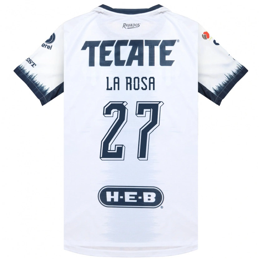 Danxen Criança Camisola Roberto De La Rosa #27 Branco Azul Tinta Vermelho Alternativa 2026/27 Camisa