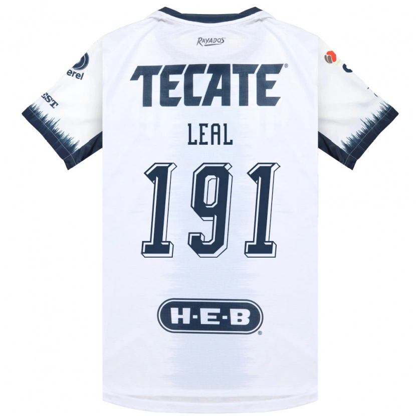 Danxen Criança Camisola Jesús Leal #191 Branco Azul Tinta Vermelho Alternativa 2026/27 Camisa