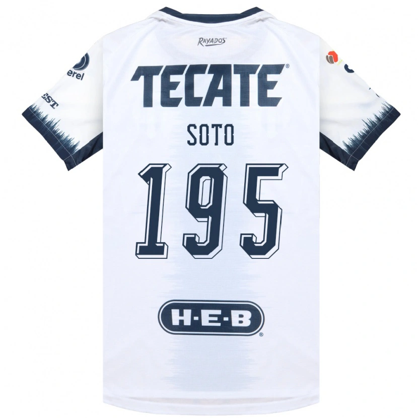 Danxen Criança Camisola Óscar Soto #195 Branco Azul Tinta Vermelho Alternativa 2026/27 Camisa
