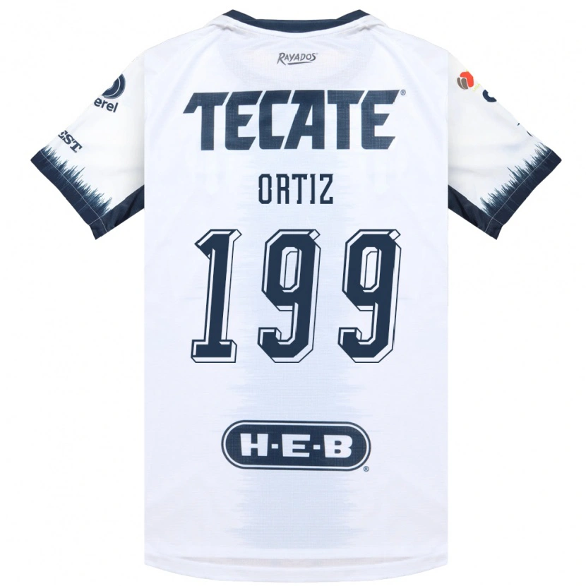 Danxen Criança Camisola Luis Ortiz #199 Branco Azul Tinta Vermelho Alternativa 2026/27 Camisa