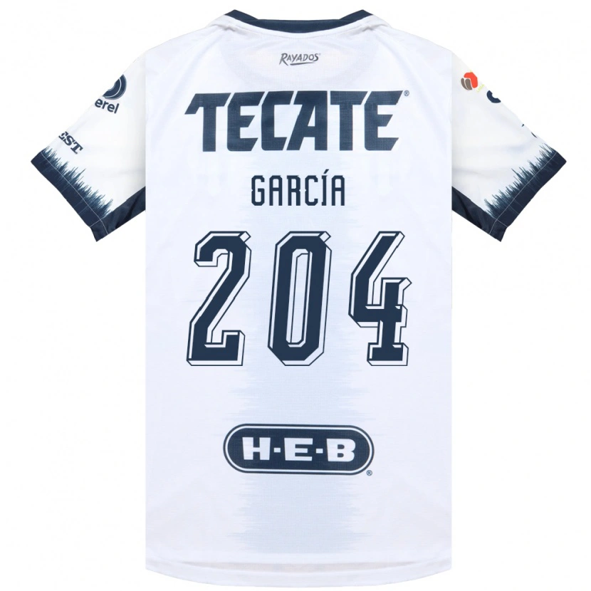 Danxen Criança Camisola Diego García #204 Branco Azul Tinta Vermelho Alternativa 2026/27 Camisa
