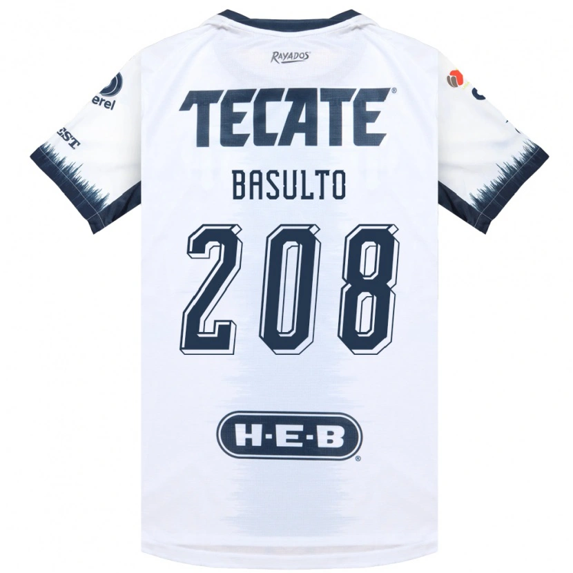 Danxen Criança Camisola Luis Basulto #208 Branco Azul Tinta Vermelho Alternativa 2026/27 Camisa