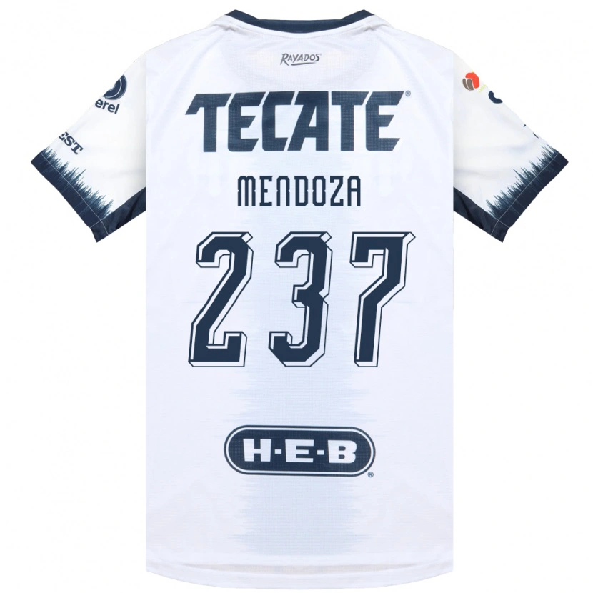 Danxen Criança Camisola José Mendoza #237 Branco Azul Tinta Vermelho Alternativa 2026/27 Camisa