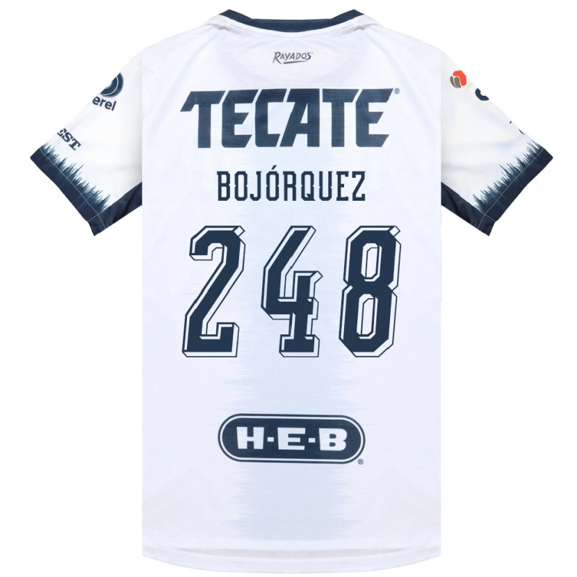 Danxen Criança Camisola Mauricio Bojórquez #248 Branco Azul Tinta Vermelho Alternativa 2026/27 Camisa
