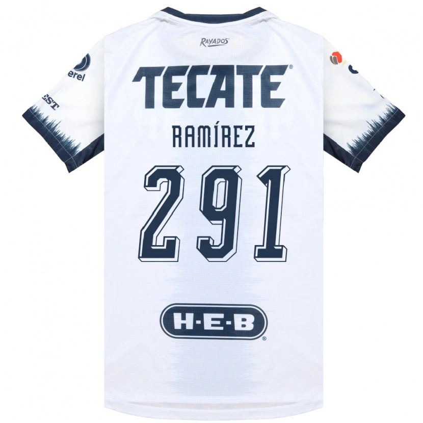 Danxen Criança Camisola Fabián Ramírez #291 Branco Azul Tinta Vermelho Alternativa 2026/27 Camisa