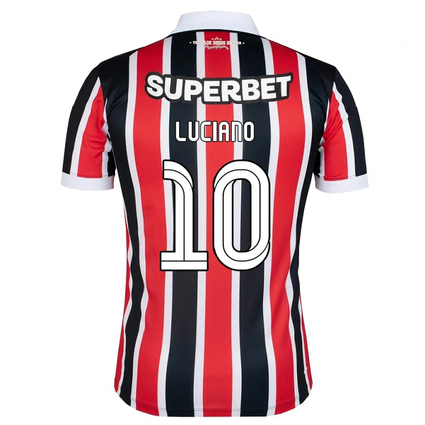 Danxen Criança Camisola Luciano Da Rocha Neves #10 Vermelho Branco Preto Alternativa 2026/27 Camisa