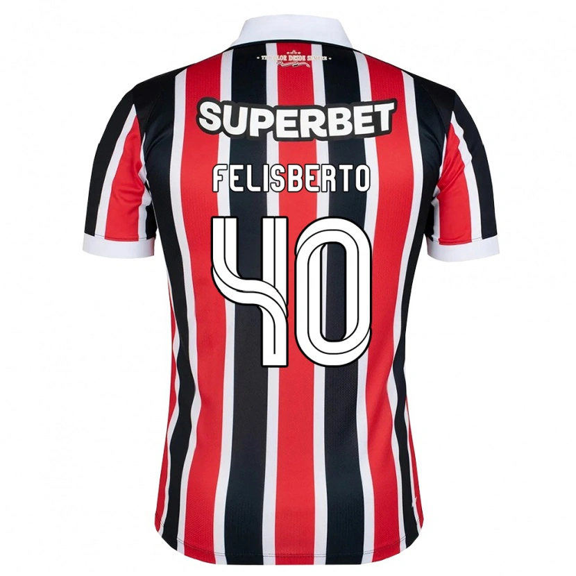 Danxen Criança Camisola Igor Felisberto #40 Vermelho Branco Preto Alternativa 2026/27 Camisa