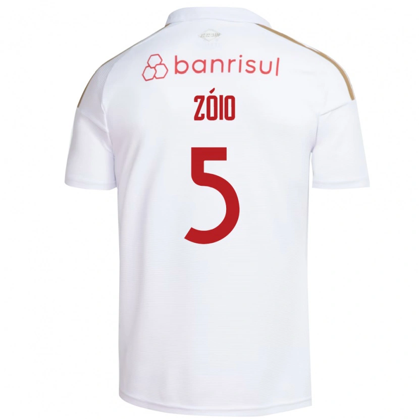 Danxen Criança Camisola Zóio #5 Branco Vermelho Alternativa 2026/27 Camisa