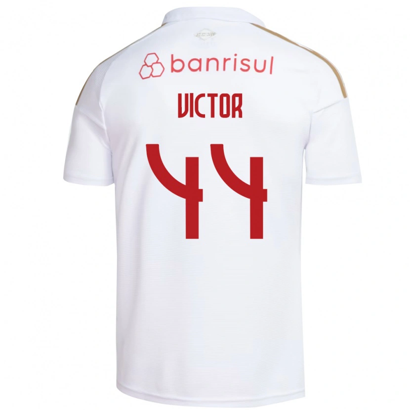 Danxen Criança Camisola João Victor #44 Branco Vermelho Alternativa 2026/27 Camisa