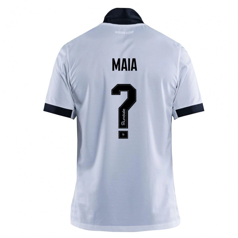 Danxen Criança Camisola Caio Maia #0 Preto Branco Alternativa 2026/27 Camisa