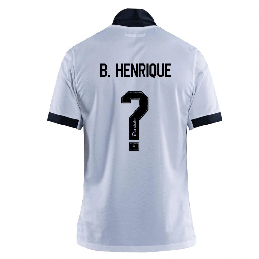 Danxen Criança Camisola Bruno Henrique #0 Preto Branco Alternativa 2026/27 Camisa