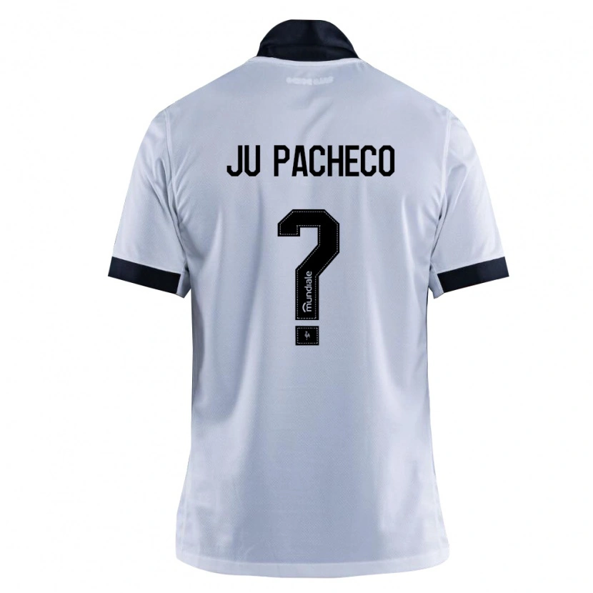 Danxen Criança Camisola Ju Pacheco #0 Preto Branco Alternativa 2026/27 Camisa
