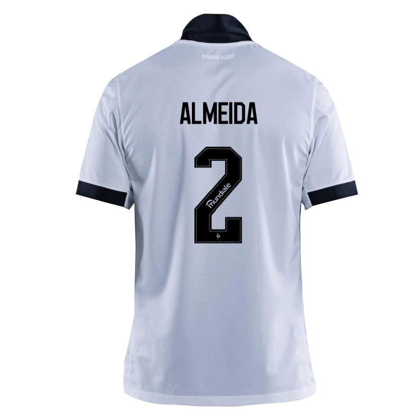 Danxen Criança Camisola Samuel Almeida #2 Preto Branco Alternativa 2026/27 Camisa