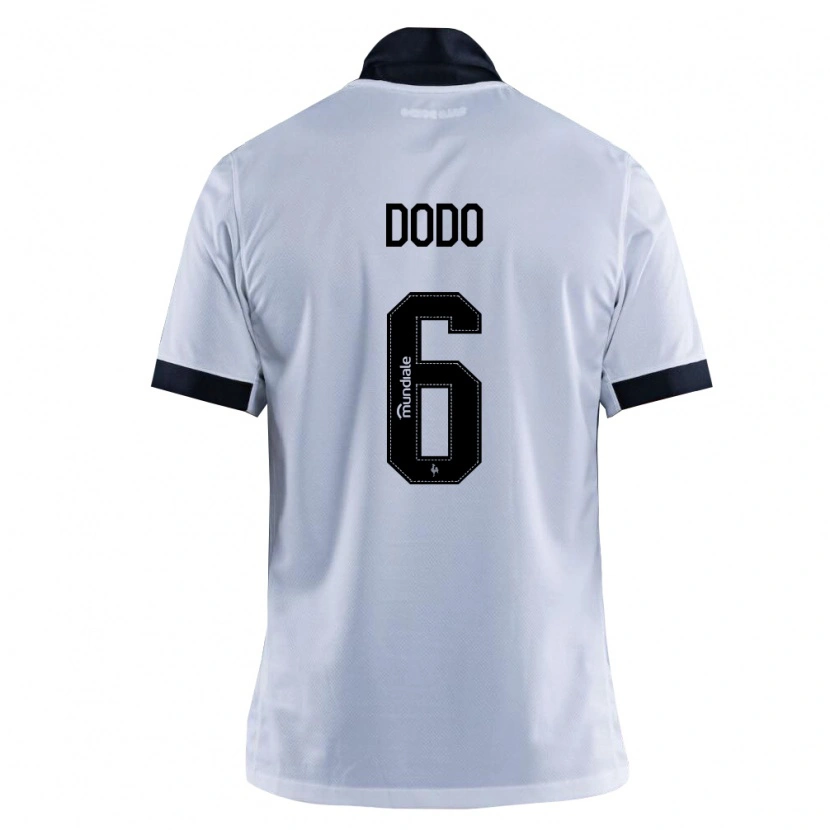Danxen Criança Camisola Dodo #6 Preto Branco Alternativa 2026/27 Camisa