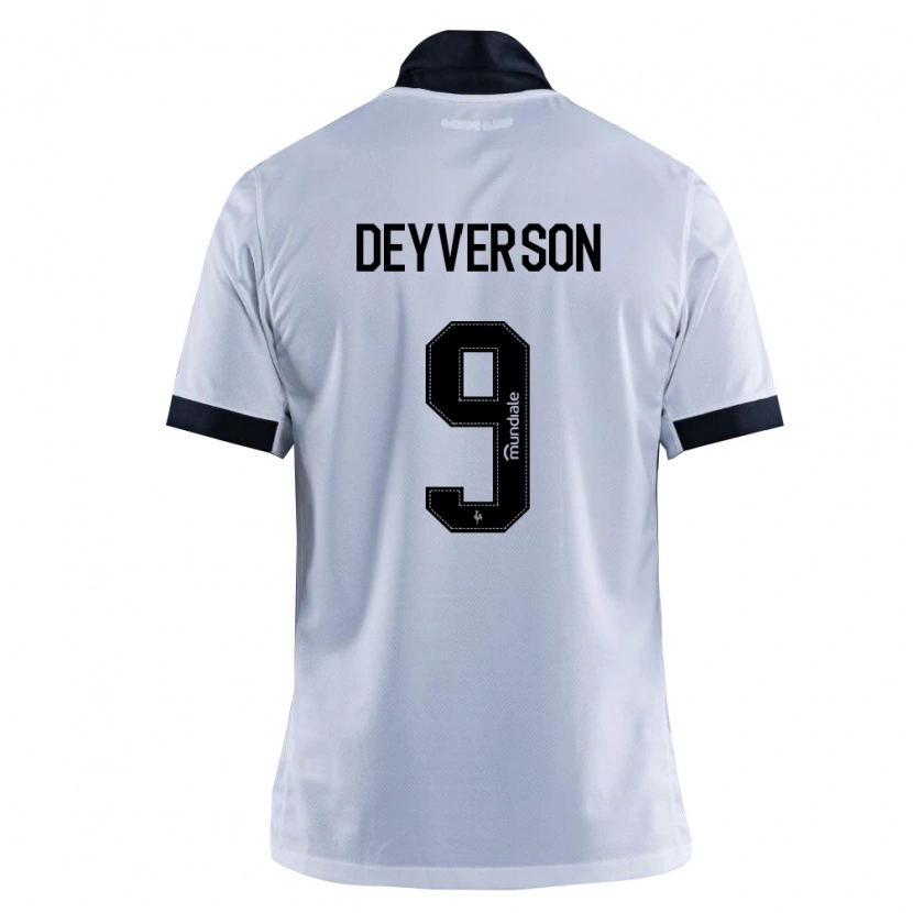 Danxen Criança Camisola Deyverson #9 Preto Branco Alternativa 2026/27 Camisa