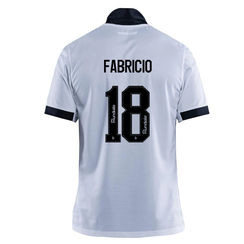 Danxen Criança Camisola Fabricio Eduardo Da Costa Melo #18 Preto Branco Alternativa 2026/27 Camisa